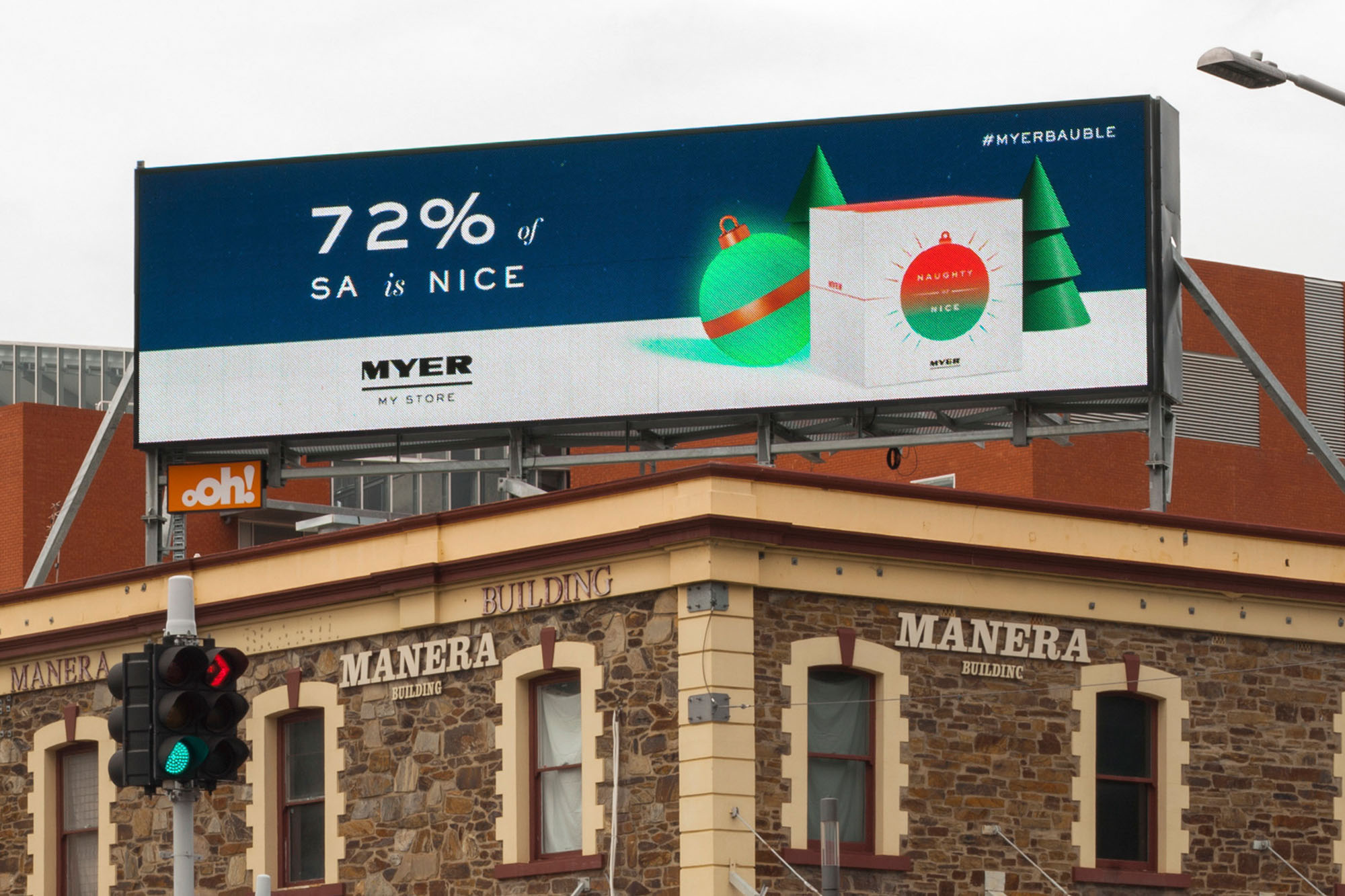 Myer dynamic billboard advertising