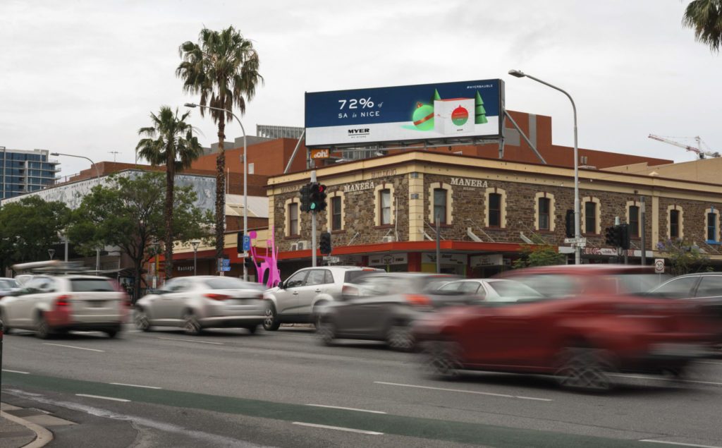 Myer Baubles Billboard Using Real-time User Interaction Data