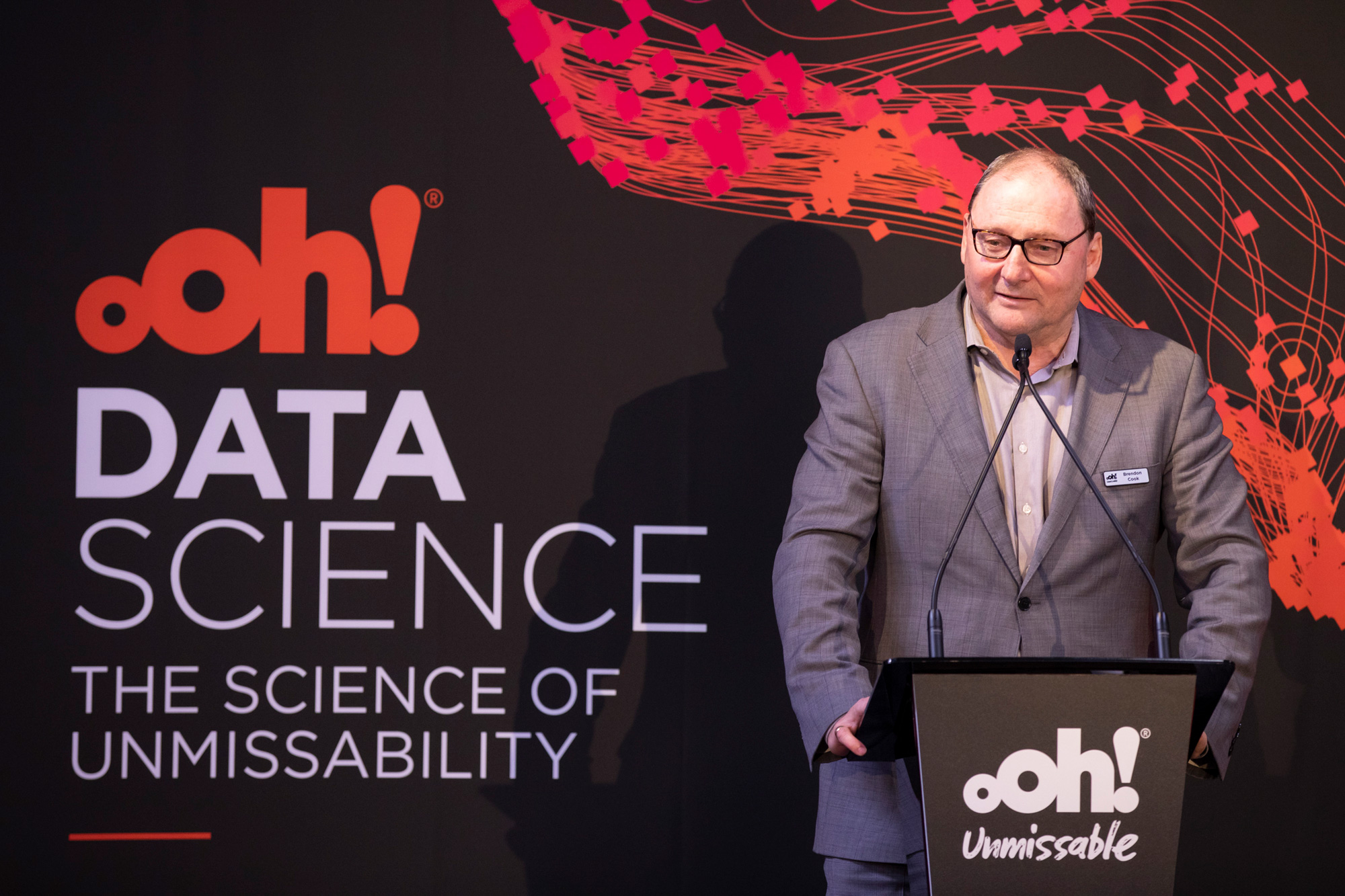 Brendon Cook at Data Science event