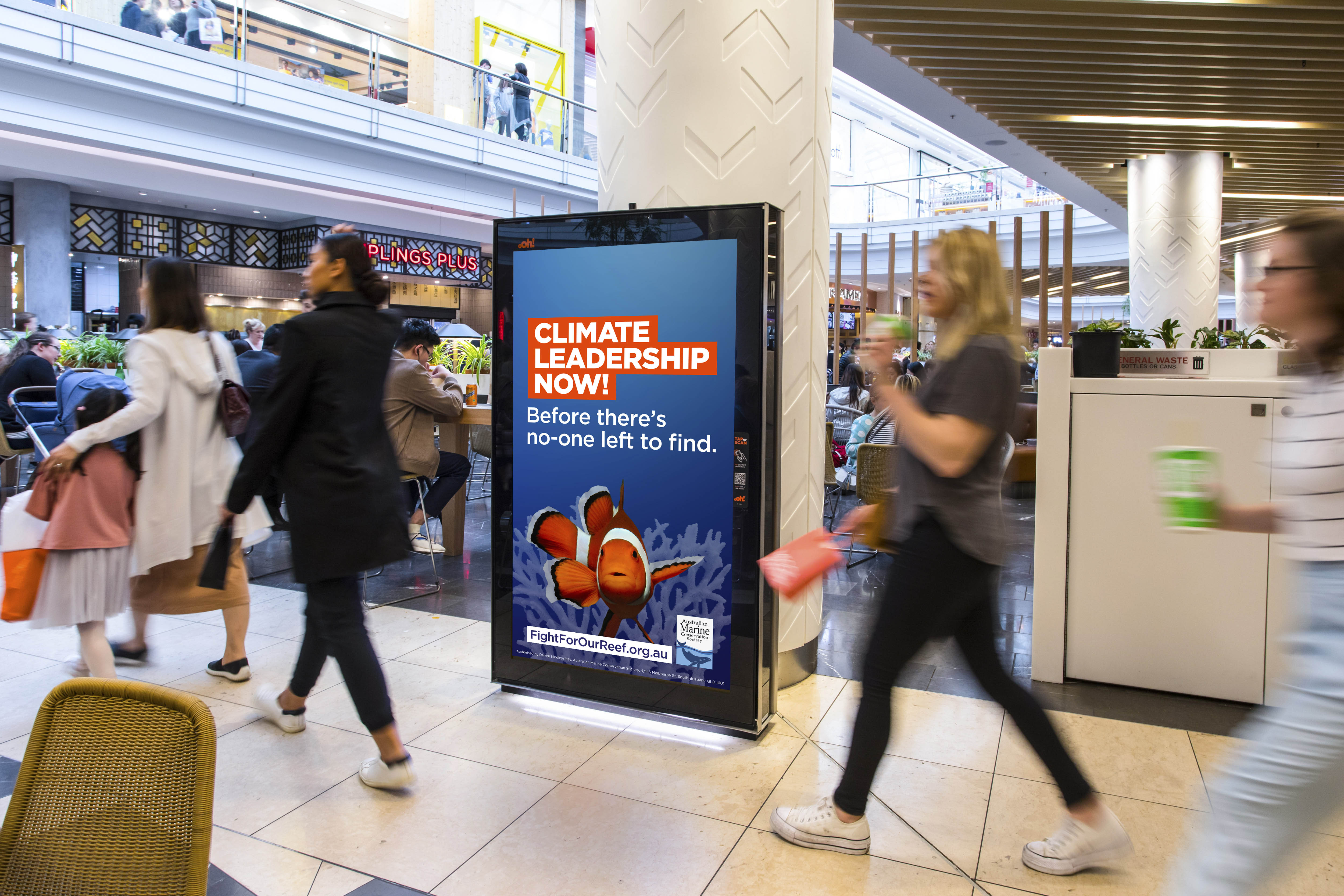 Retail Advertising in Shopping Centre