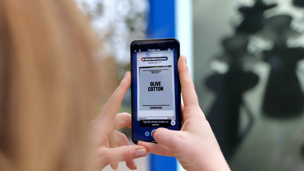 NGA Google Lens campaign at Sydney Olympic Park