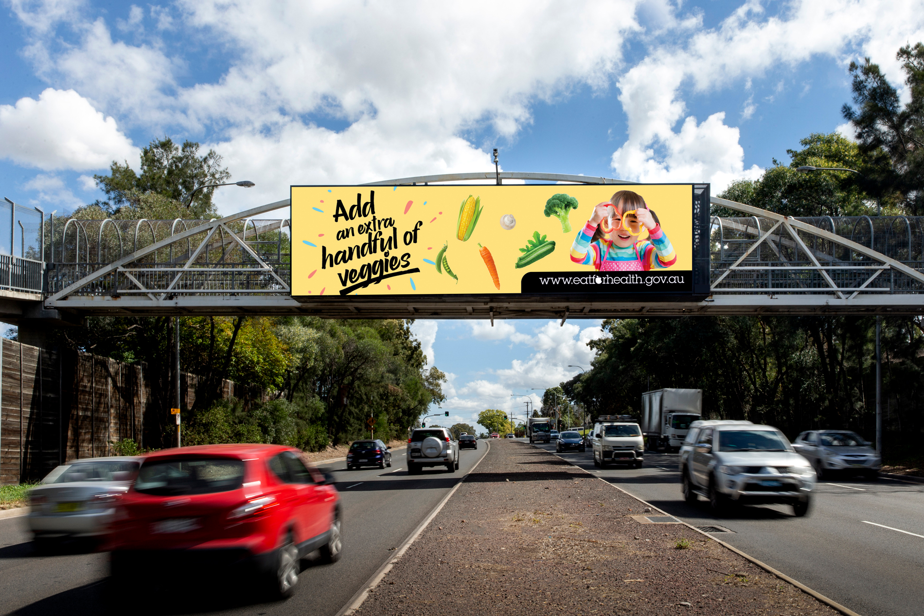 Outdoor Media Association Health Campaign advertising on billboard