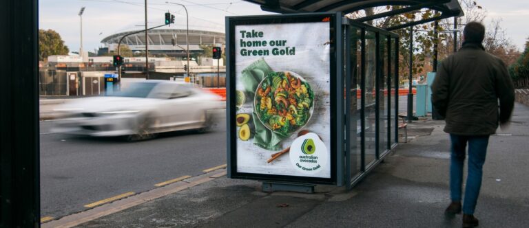 Digital street furniture bus stop advertising