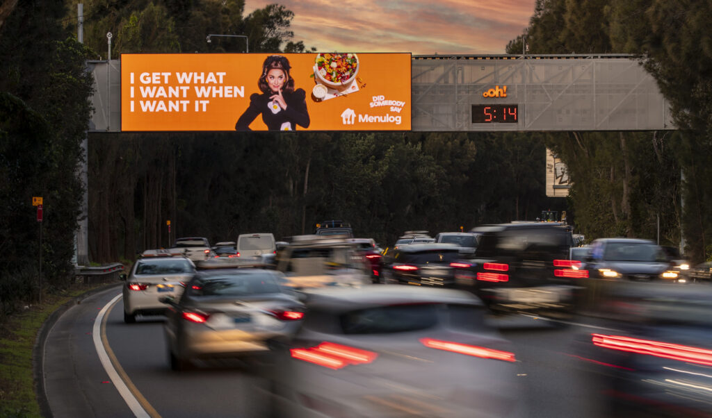 Digital billboard advertising Mascot Sydney airport