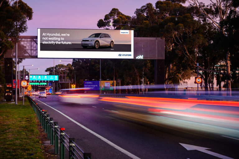 Melbourne Airport digital billboard