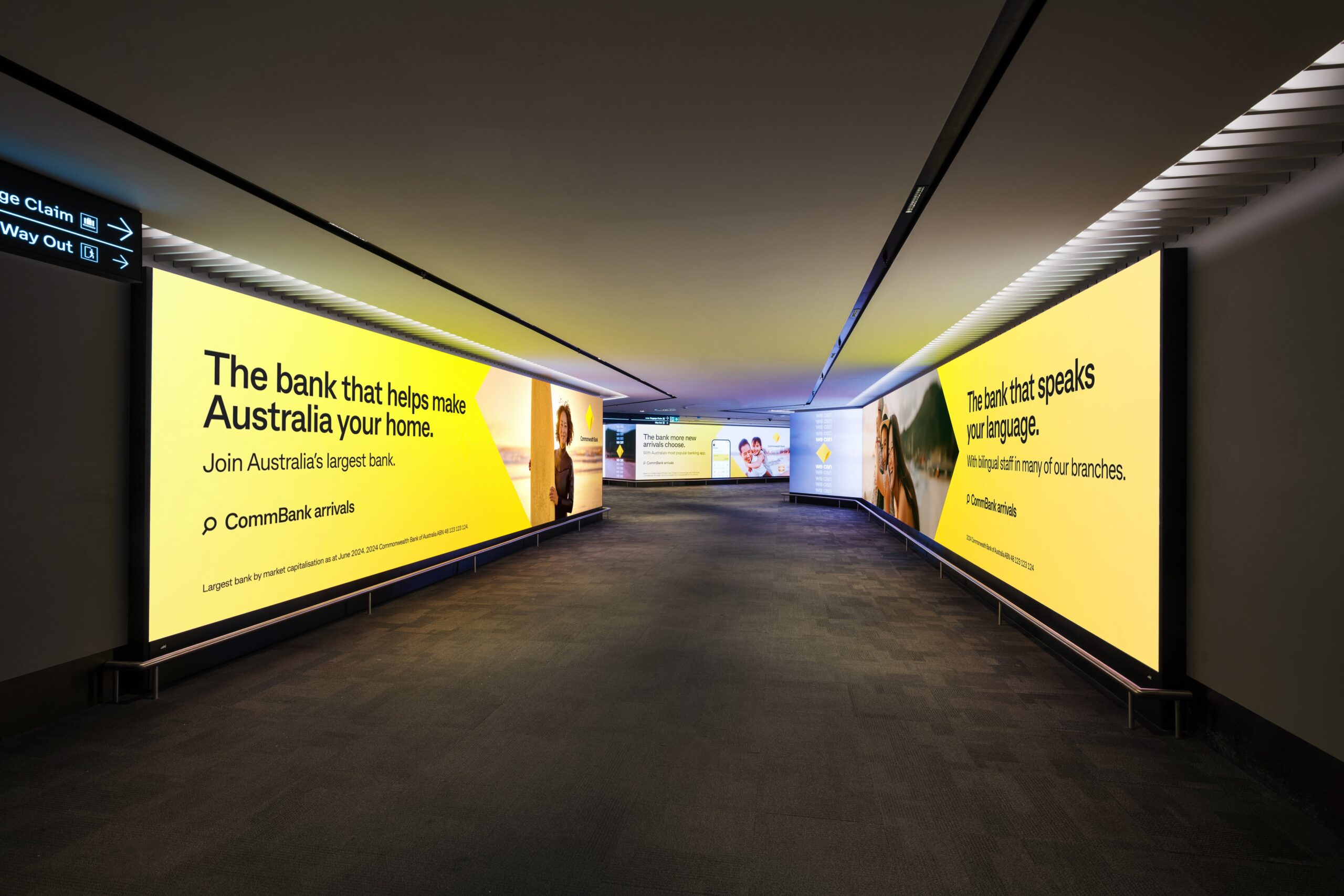 Melbourne Airport Immersive Wall