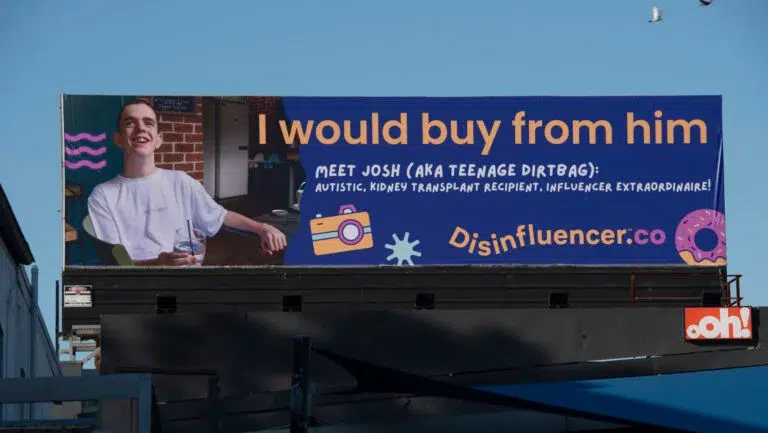 Billboard Josh 'I would buy from him'