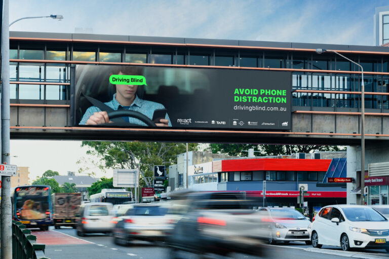 digital billboard sydney advertising road safety