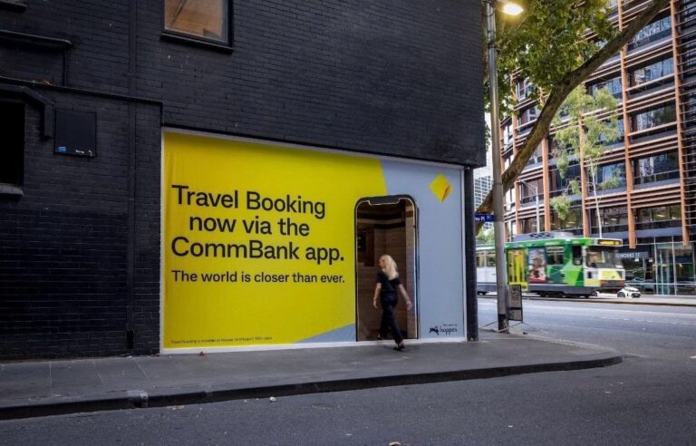 Commbank immersive Out of Home campaign
