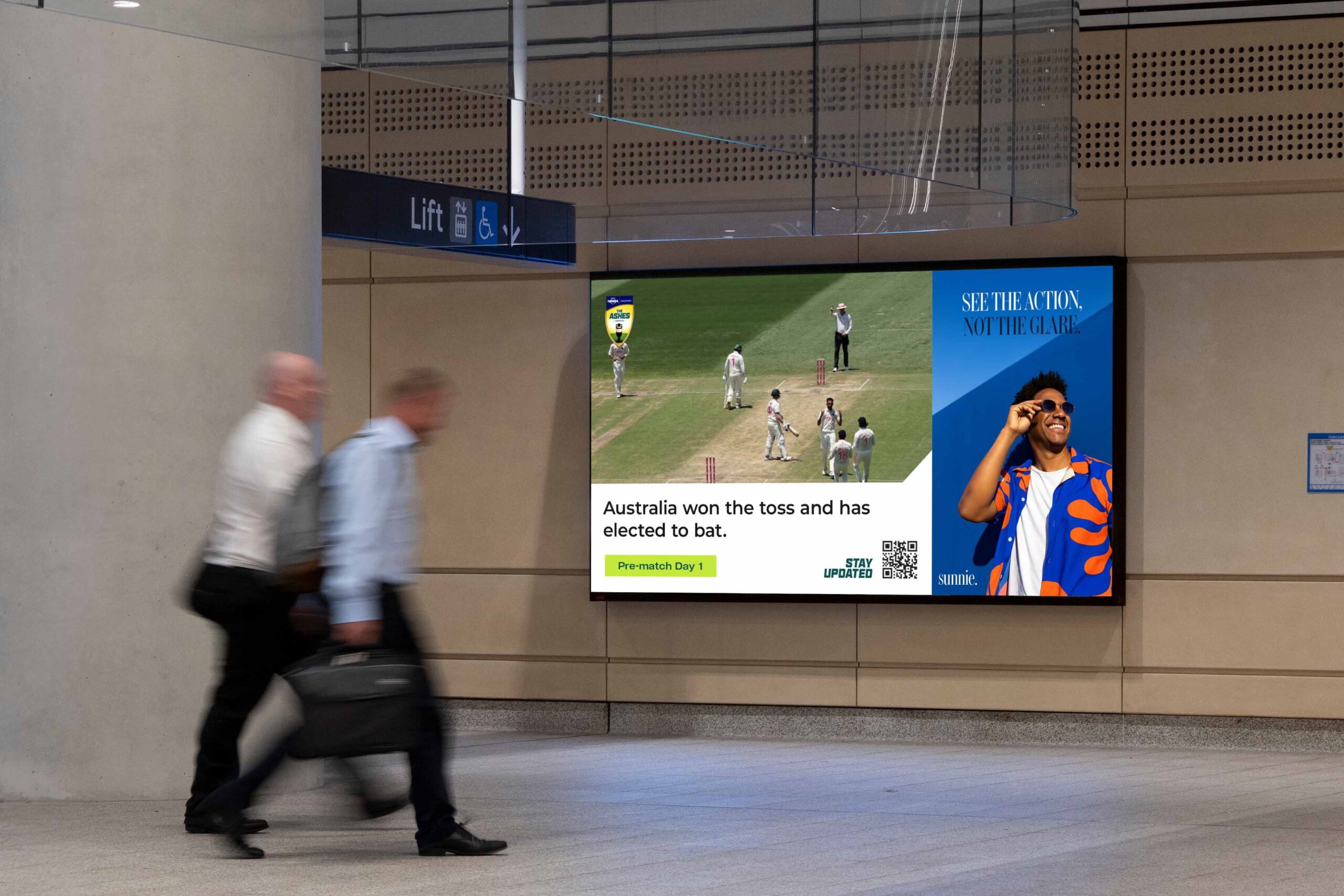Cricket Australia Sydney Metro rail station advertising content sponsorship